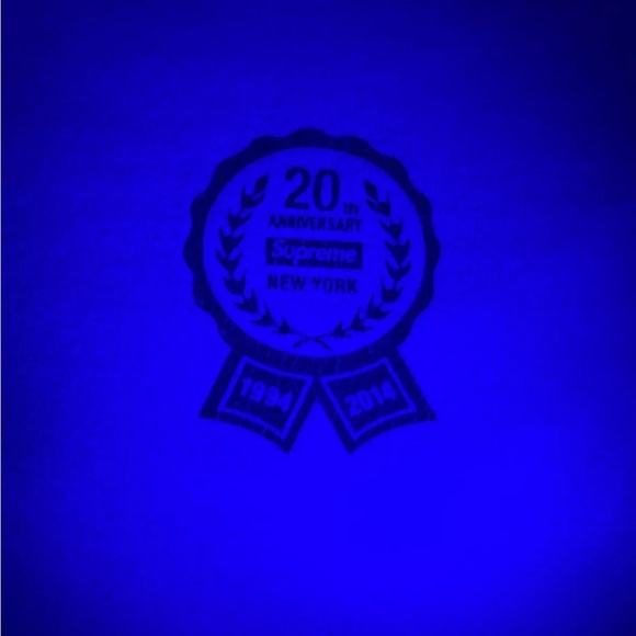 Supreme 20th Anniversary Box Logo Tshirt, Large - Picture 10 of 11